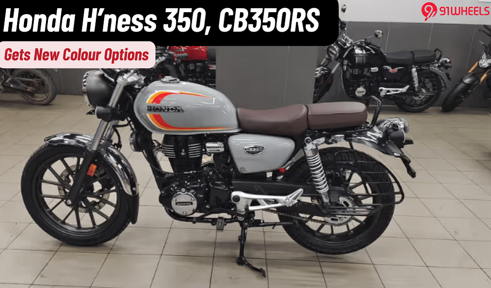 Honda CB350RS, H'ness 350 Now Available With New Colours