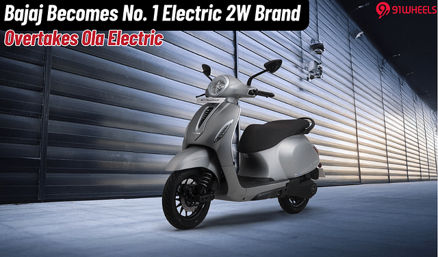 Bajaj Overtakes Ola To Be India's Number 1 Electric 2-Wheeler Brand