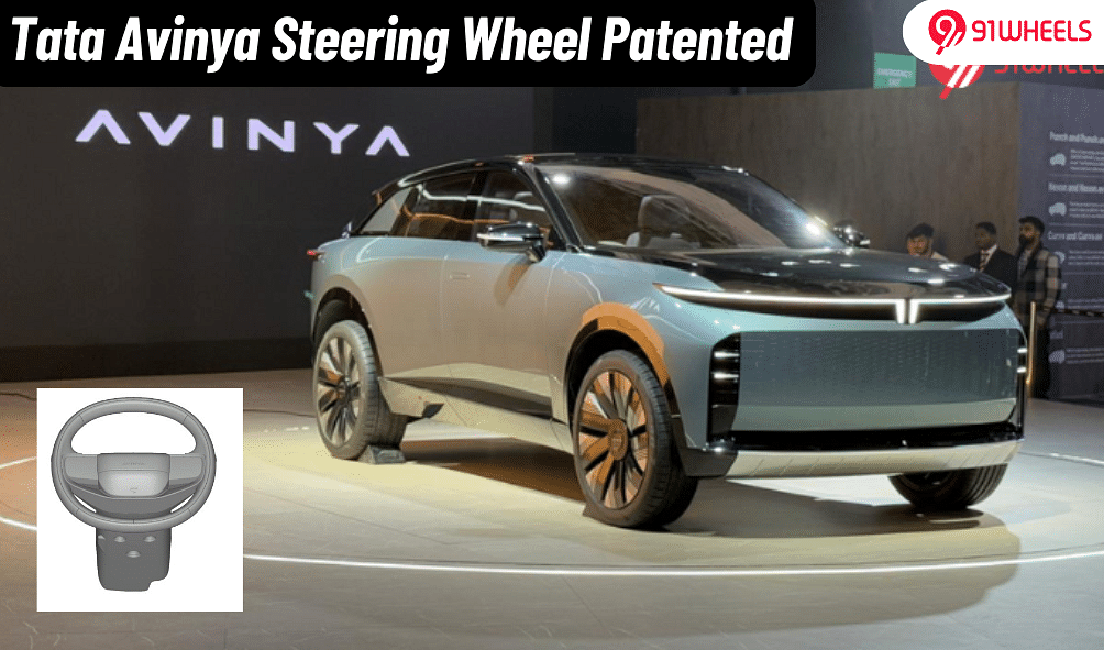 Tata Avinya Steering Wheel Patented: Stylish And Different! Tata Avinya Steering Wheel Patented: Stylish And Different!
