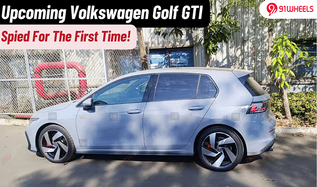 First Glimpse- Volkswagen Golf GTI Spotted In India Ahead Of Launch