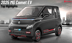 2025 MG Comet EV Top Highlights: Price Hike, New Features & More