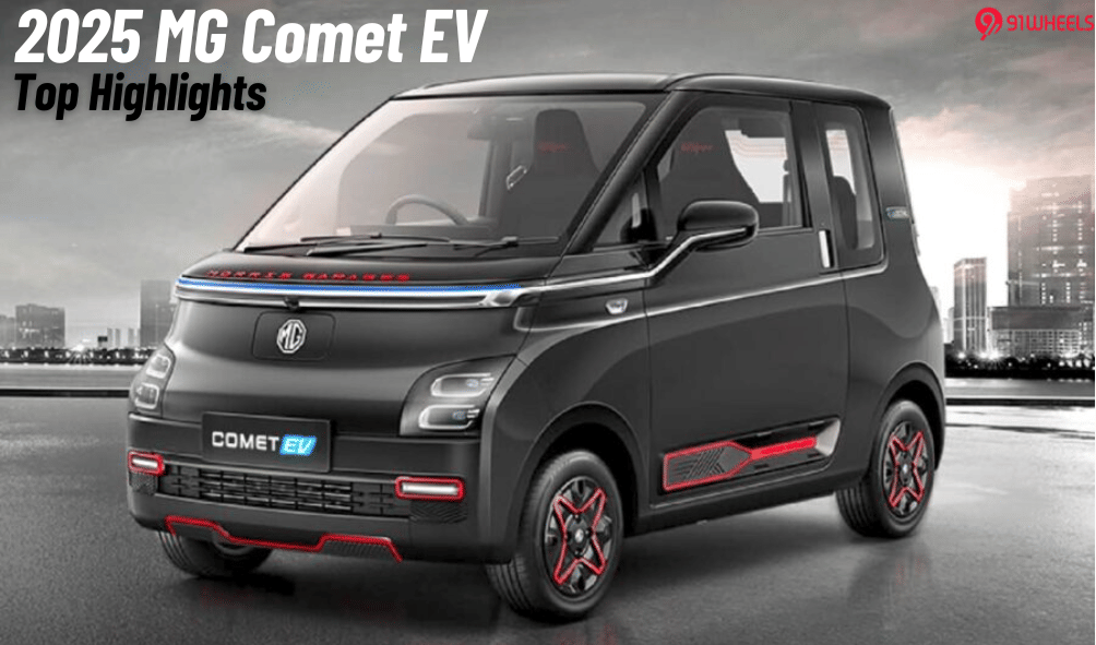 2025 MG Comet EV Top Highlights: Price Hike, New Features & More 2025 MG Comet EV Top Highlights: Price Hike, New Features & More