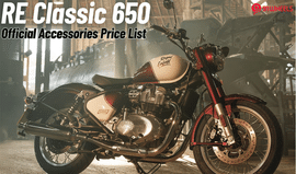 Royal Enfield Classic 650 Accessories: Official Price List Out!