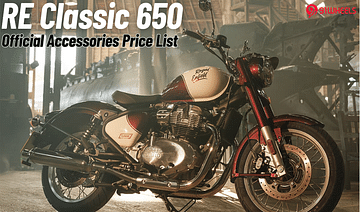 Royal Enfield Classic 650 Accessories: Official Price List Out!