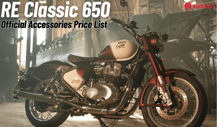 Royal Enfield Classic 650 Accessories: Official Price List Out! Royal Enfield Classic 650 Accessories: Official Price List Out!