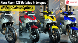 Hero Xoom 125 Detailed in Images- All Four Colour Options