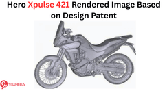 Hero Xpulse 421 Rendered Imagined Based On Design Patent
