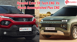 Hyundai Exter SX Tech CNG Vs Punch Accomplished Plus CNG: Which One Offers Better Value for Money?