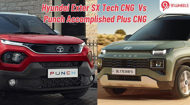 Hyundai Exter SX Tech CNG Vs Punch Accomplished Plus CNG: Which One Offers Better Value for Money?