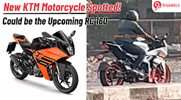 New KTM Motorcycle Spotted; Could be the Upcoming RC 160