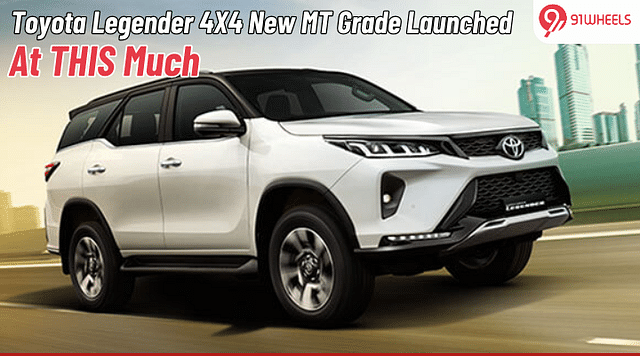 Toyota Legender 4X4 New Manual Transmission Grade Launched: Details