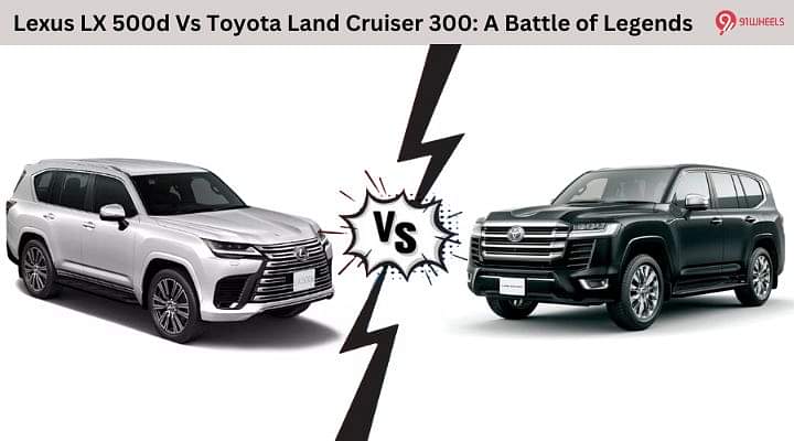 Lexus LX 500d vs Toyota Land Cruiser 300: A Battle of Legends