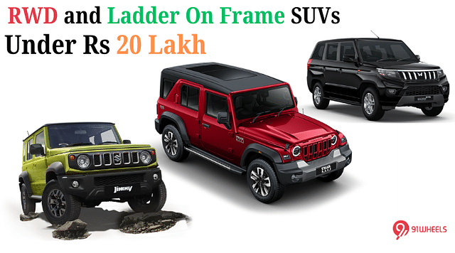 RWD and Ladder On Frame SUVs Under Rs 20 Lakh for Sale In India