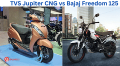TVS Jupiter CNG vs Bajaj Freedom 125 - Most Fuel Efficient Options