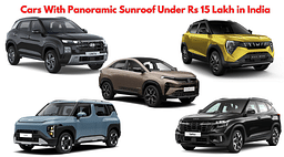 Most Affordable Cars With Panoramic Sunroof Under Rs 15 Lakh In India