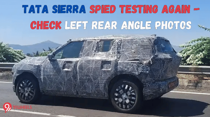Tata Sierra Spied Testing Again - Check Left Rear Angle Photos Tata Sierra Spied Testing Again - Check Left Rear Angle Photos