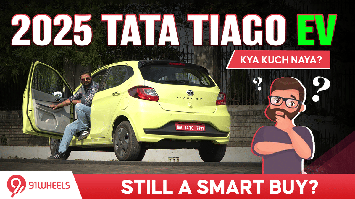 2025 Tata Tiago EV First Drive Review - Same Silhouette, New Features 2025 Tata Tiago EV First Drive Review - Same Silhouette, New Features