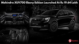 Mahindra XUV700 Ebony Edition Launched At Rs 19.64 Lakh, Gets All Black Exterior & Interior