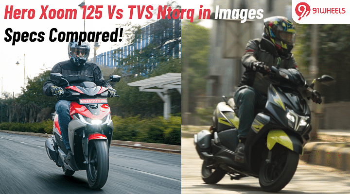 Hero Xoom 125 Vs TVS Ntorq in Images: Specs Compared