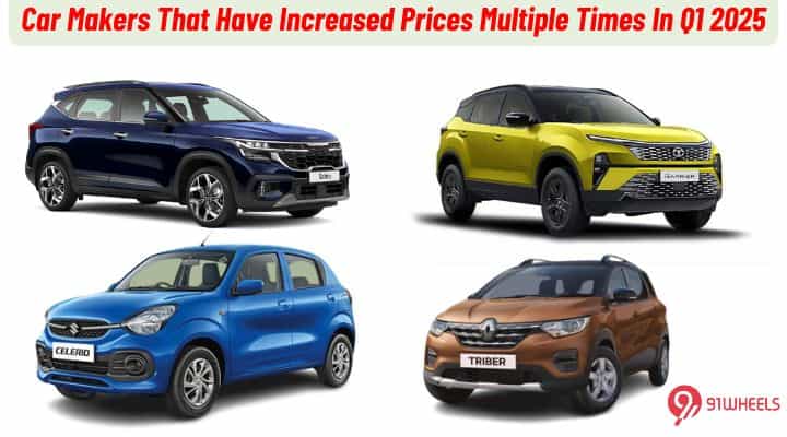 Car Makers Who Announced A Price Hike In 2025 Car Makers Who Announced A Price Hike In 2025