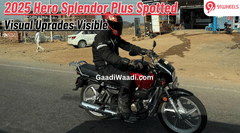 2025 Hero Splendor Plus Spotted: Visual Uprades Visible