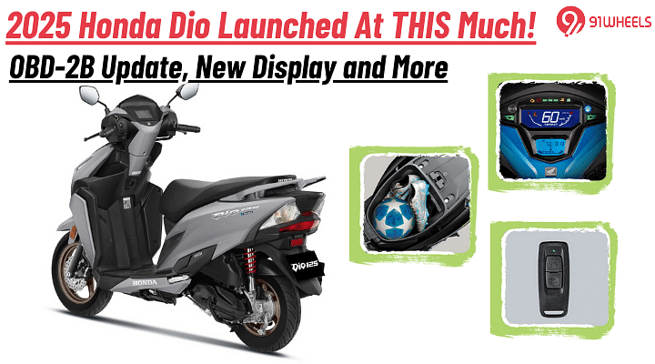 2025 Honda Dio 125 Launched At Rs 96,749 - OBD-2B Update, New Display & More
