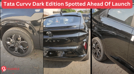 Tata Curvv Dark Edition Spotted Ahead Of Launch - See Images!