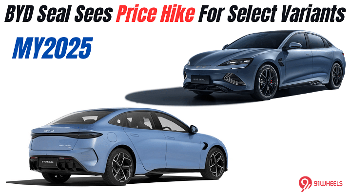 2025 BYD Seal Sees Price Hike For Select Variants; Base Price Unchanged
