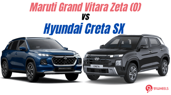 Maruti Grand Vitara Zeta (O) vs Hyundai Creta SX