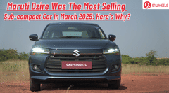 Maruti Dzire Was The Most Selling Sub-compact Car in March 2025: Here's Why