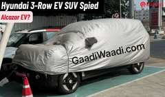 Is This The Hyundai Alcazar EV Testing Under Heavy Camo? Images