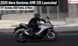 2025 Hero Karizma XMR 210 Launched: USD Forks, Combat Edition, & More