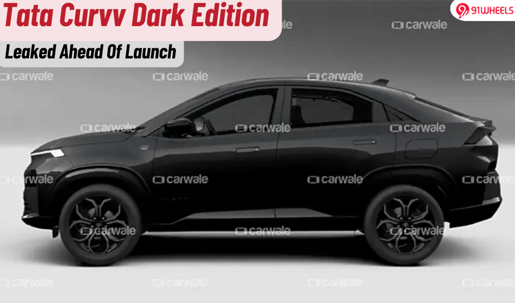 Tata Curvv 'Dark Edition' Images Leaked Ahead Of Launch