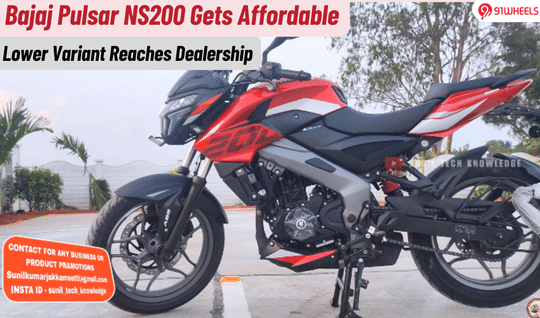 Bajaj Pulsar NS200 Base Variant Reaches Dealerships; More Affordable