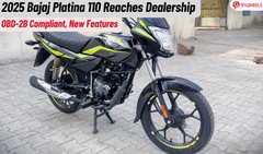 Updated 2025 Bajaj Platina 110 Reaches Dealership Ahead Of Launch