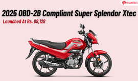 2025 Hero Super Splendor Xtec Launched At Rs. 88k: Now OBD-2B Compliant