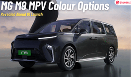 MG M9 MPV Colour Options Revealed Ahead Of Launch