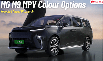 MG M9 MPV Colour Options Revealed Ahead Of Launch
