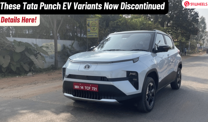 Tata Punch EV AC Fast Charging Variants Now Discontinued Tata Punch EV AC Fast Charging Variants Now Discontinued