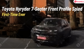 Toyota Hyryder 7-Seater Front Facia Spied On Cam For The First Time