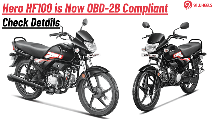 Hero HF100 is Now OBD-2B Compliant: 65+ Kmpl At Rs. 60,118: Details