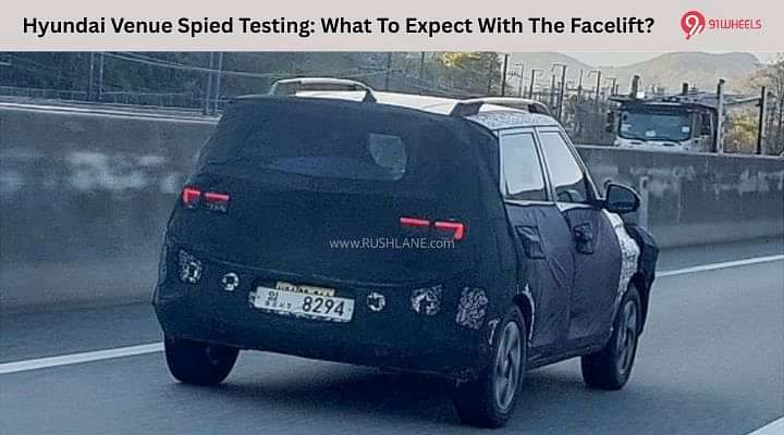 Hyundai Venue Spied Testing: What To Expect With The Facelift?