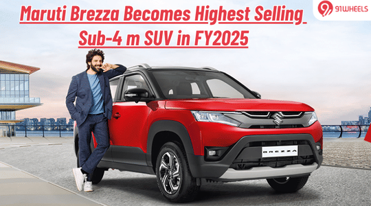 Maruti Brezza Becomes Highest Selling Sub-4 m SUV in FY2025: What Makes it Popular?