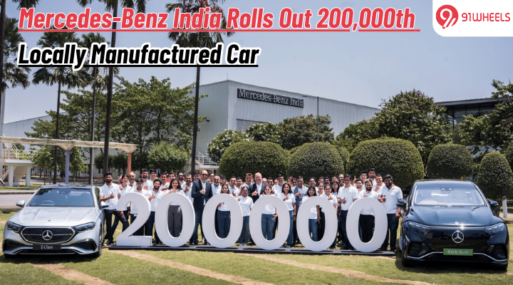 Mercedes-Benz India Rolls Out 200,000th Locally Manufactured Car: Details Mercedes-Benz India Rolls Out 200,000th Locally Manufactured Car: Details
