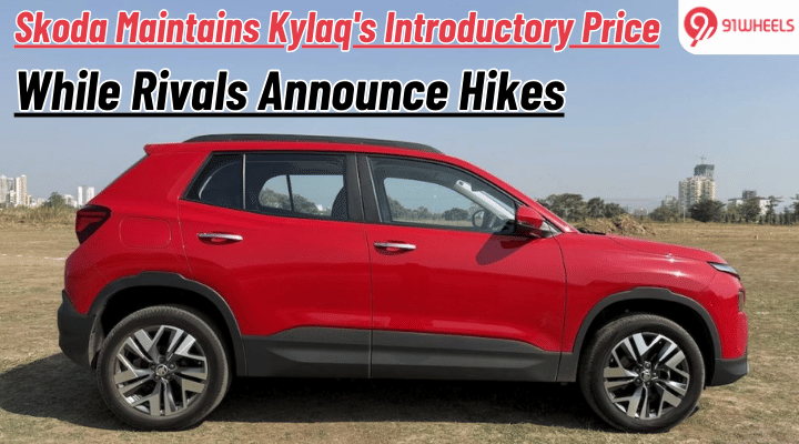 Skoda Maintains Kylaq's Introductory Price While Rivals Announce Hikes Skoda Maintains Kylaq's Introductory Price While Rivals Announce Hikes