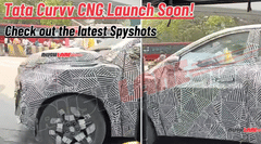 Tata Curvv CNG Launch Soon! Check out the latest Spyshots