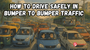How To Drive Safely In Bumper To Bumper Traffic - For Young Drivers
