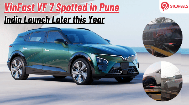 VinFast VF 7 Spotted in Pune; India Launch Later this Year! VinFast VF 7 Spotted in Pune; India Launch Later this Year!