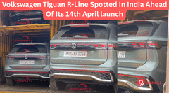 Volkswagen Tiguan R-Line Spotted In India Ahead Of Its 14th April launch