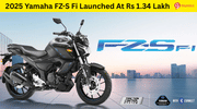 2025 Yamaha FZ-S Fi Launched At Rs 1.34 Lakh - OBD2B Compliant 2025 Yamaha FZ-S Fi Launched At Rs 1.34 Lakh - OBD2B Compliant